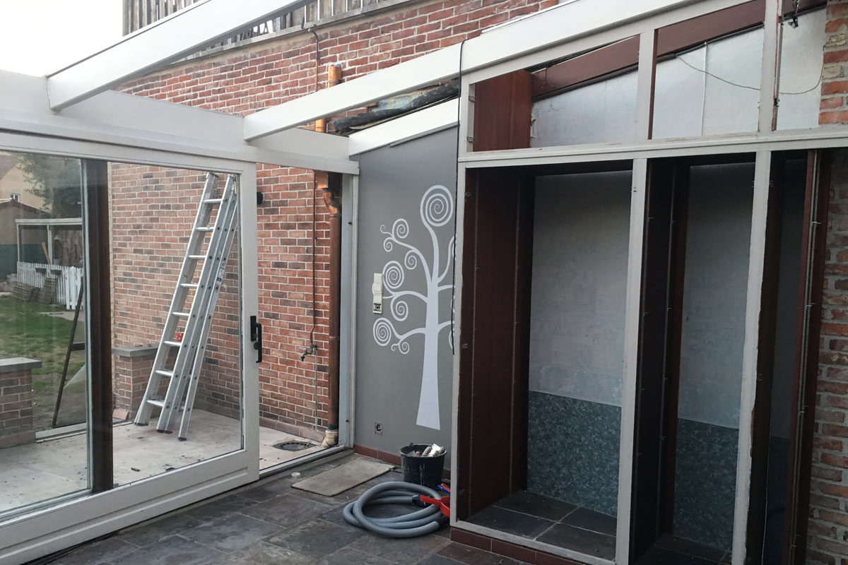 Renovatie veranda/keuken